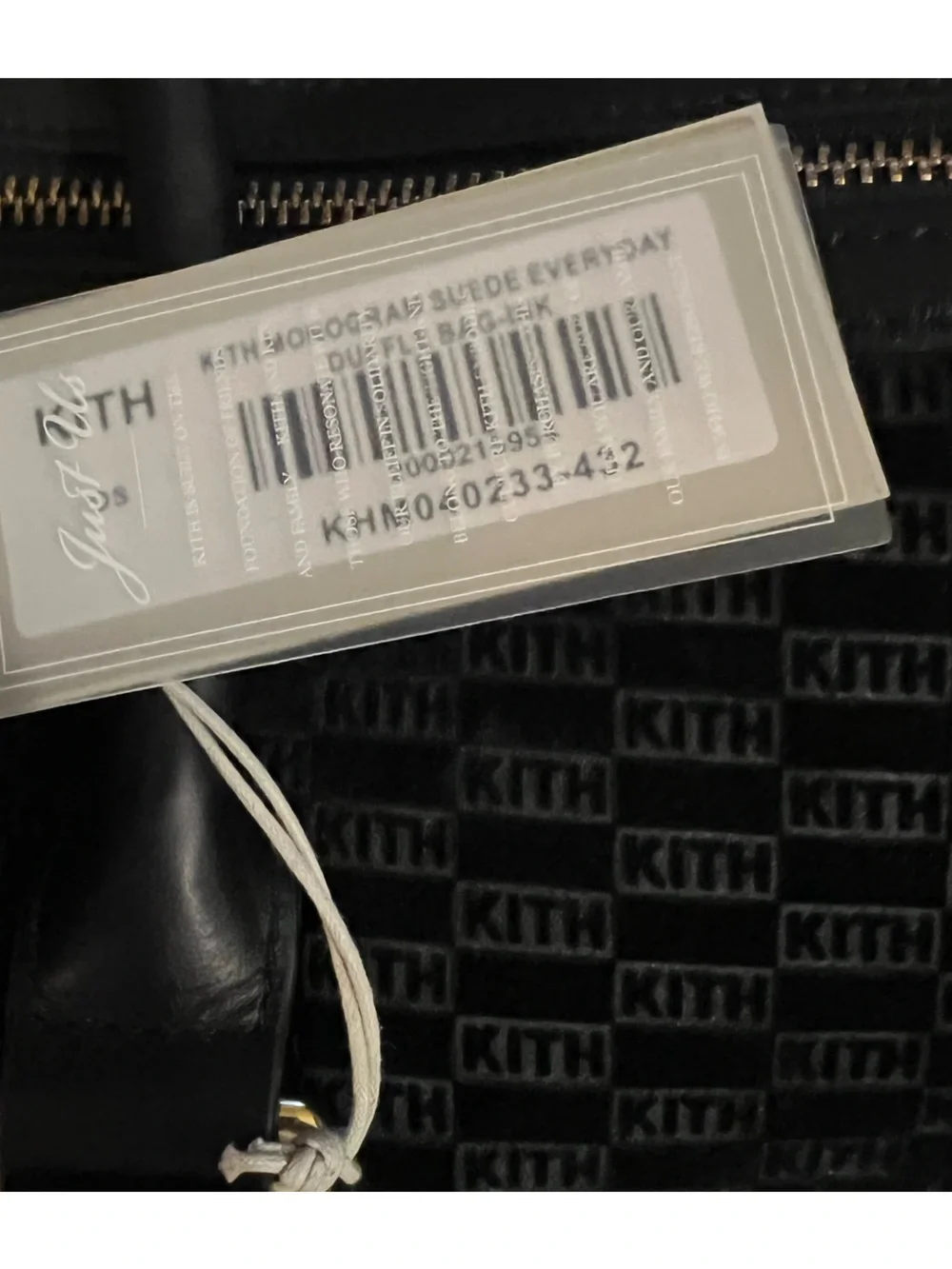 Kith Monogram Suede Traveler K40 Duffel in Black with Good Hardware 2025 model